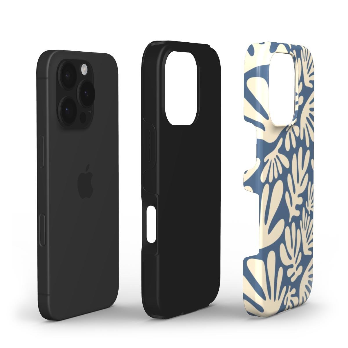 Indigo Fern Phone Case
